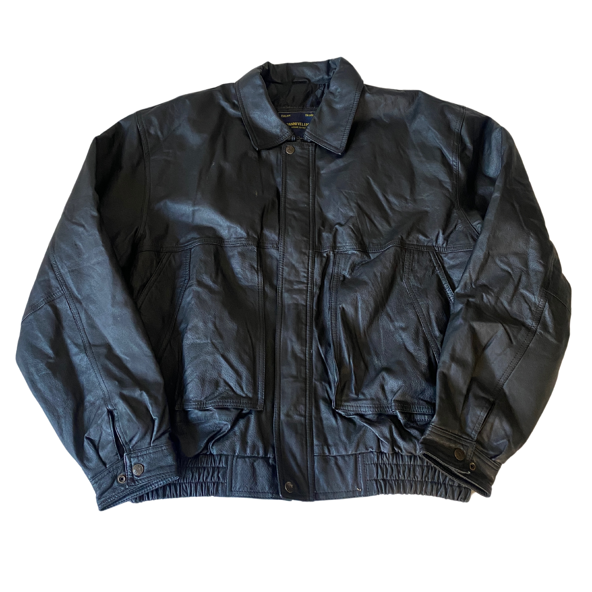 Velente Leather Bomber