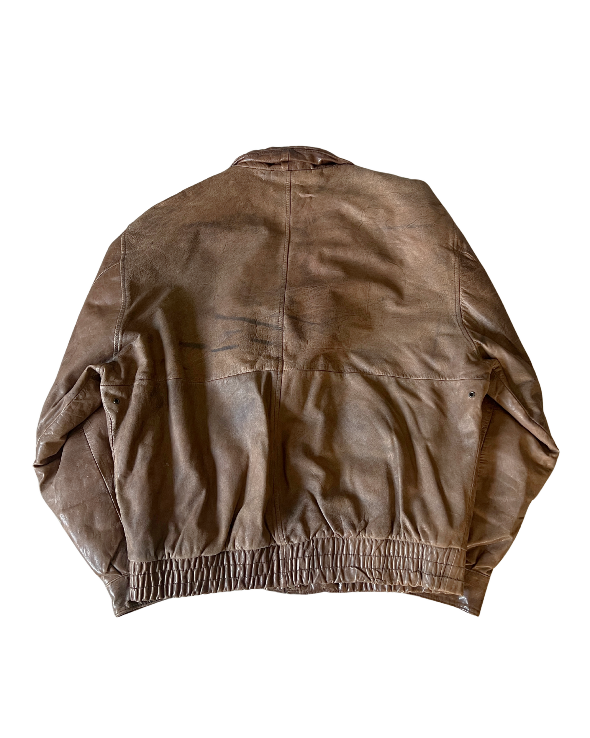 Claud Leather Bomber