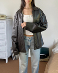 Profilo Leather Bomber