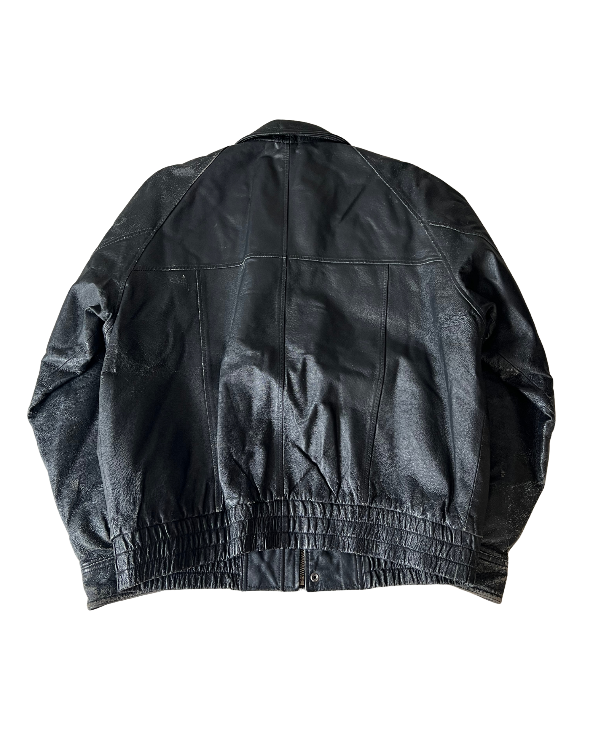 Azura Leather Bomber