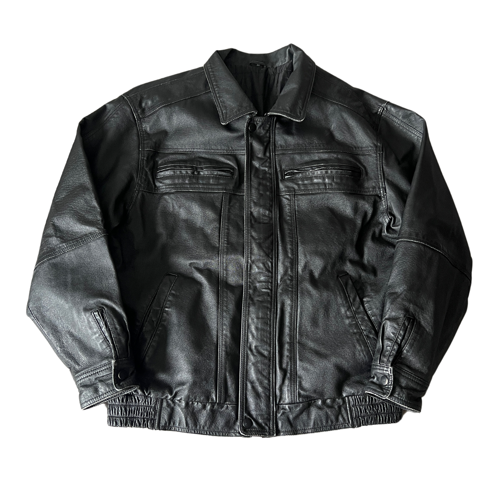 Jazzi Leather Bomber