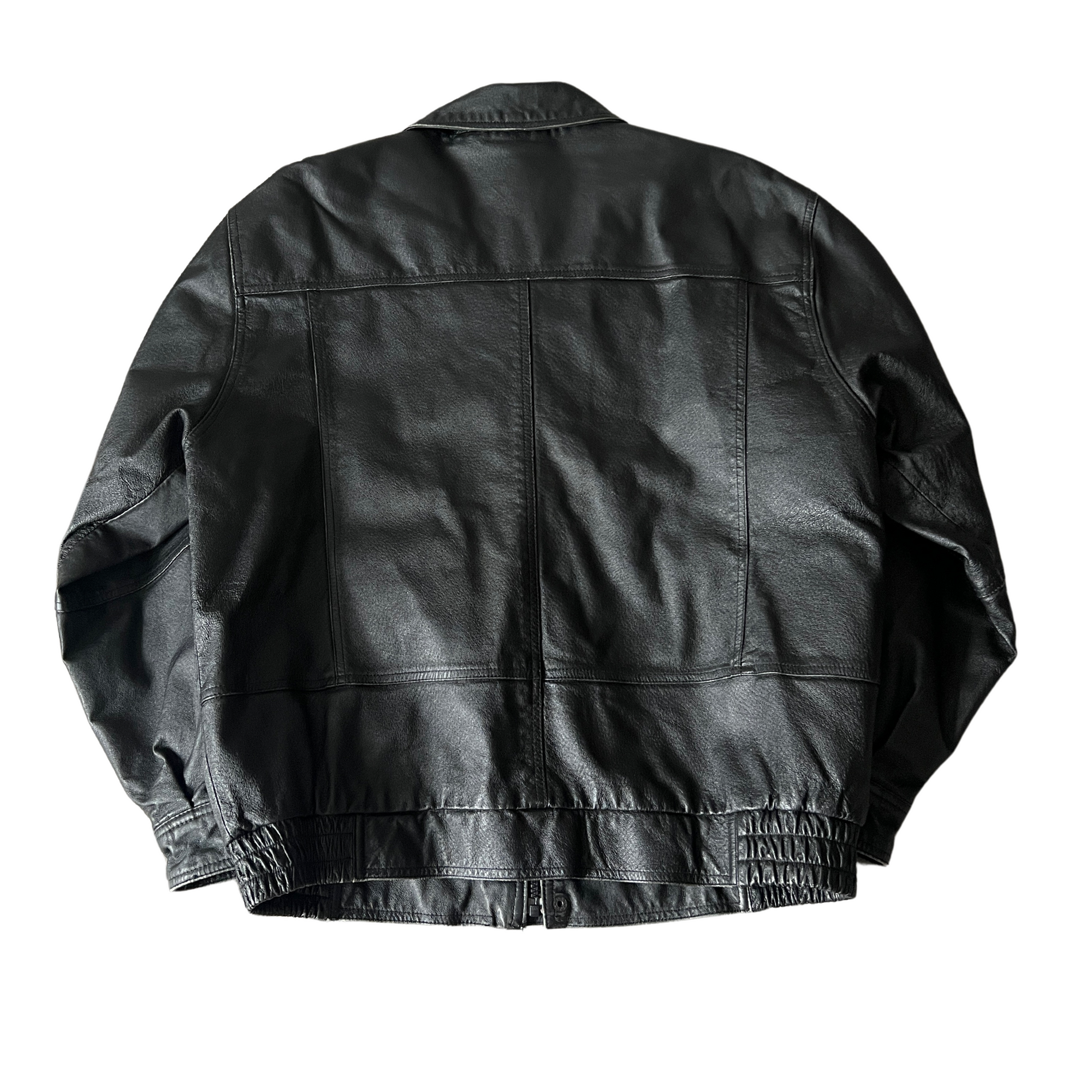 Jazzi Leather Bomber