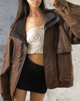 A&S Leather Bomber