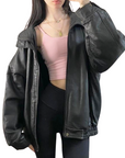 CSW Leather Bomber