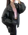 CSW Leather Bomber