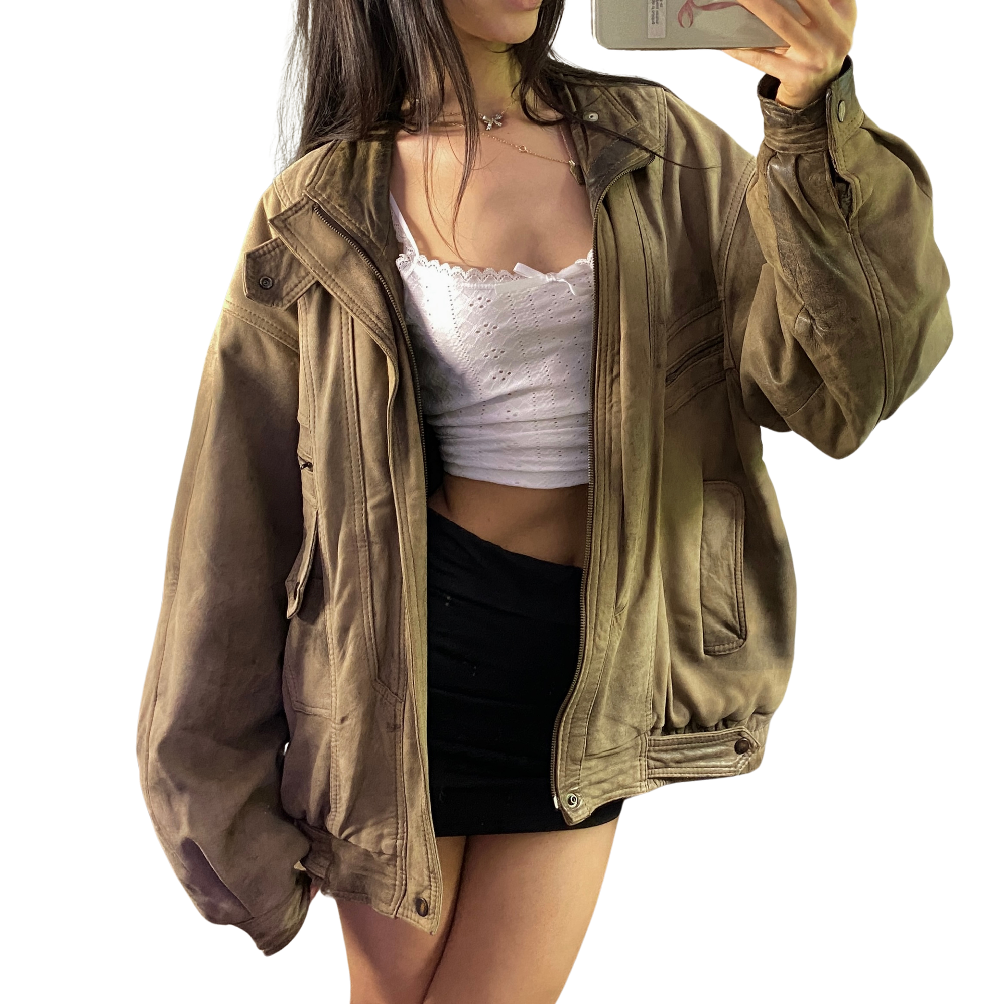 RL Leather Bomber