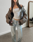 Ponti Leather Bomber