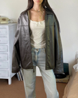 Profilo Leather Bomber