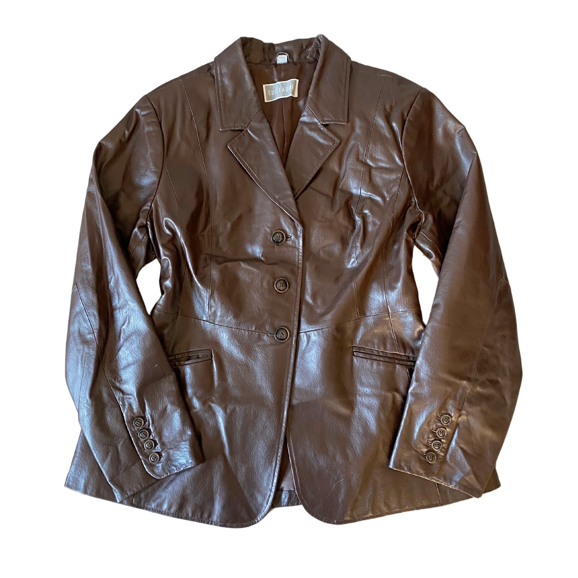 Guillaume Leather Blazer