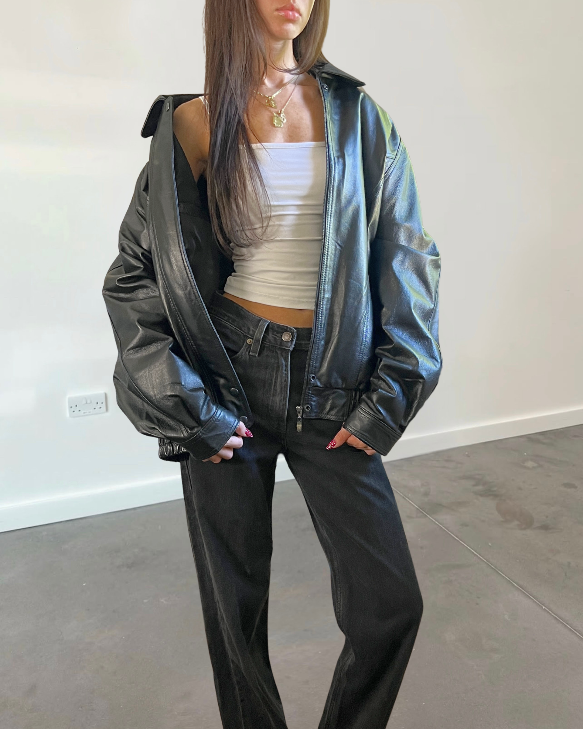 Las Vegas Leather Bomber – AntsCurated