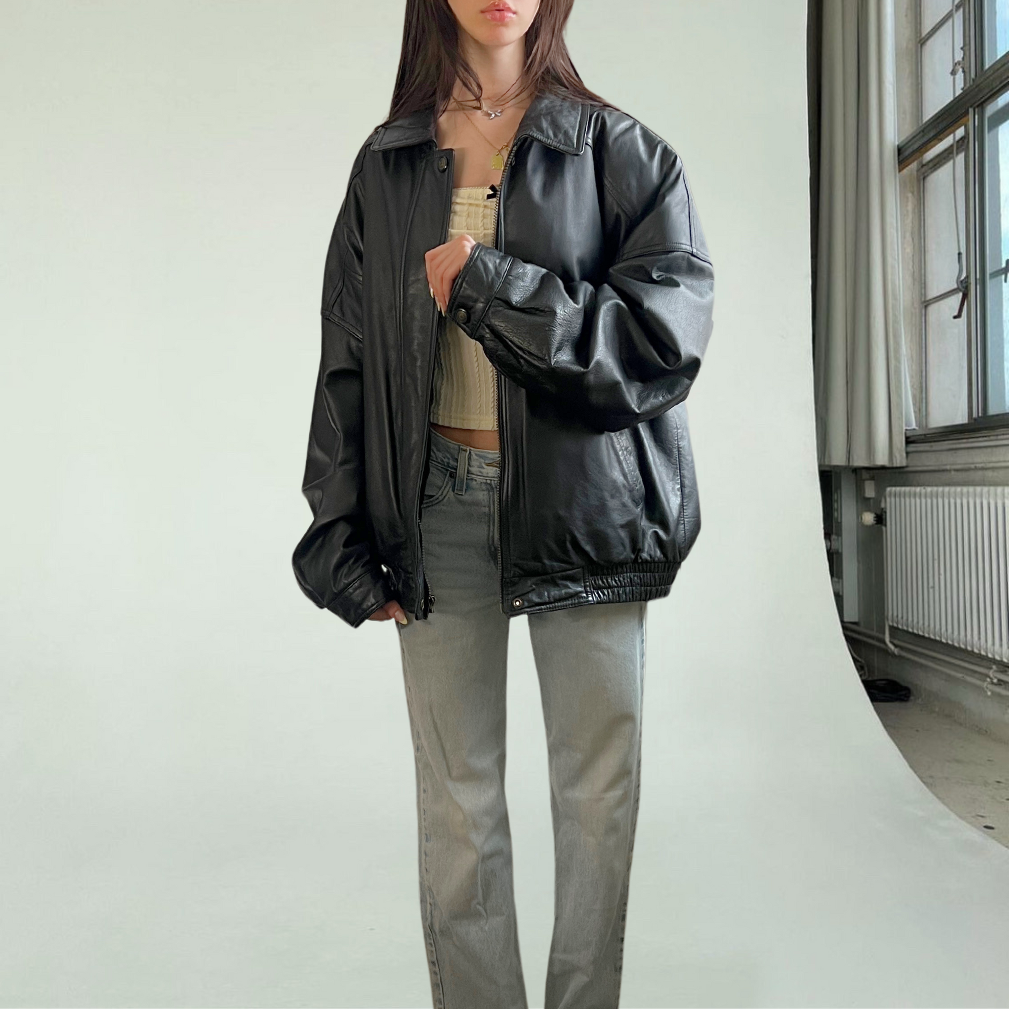 Danier Leather Bomber