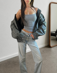 Dolly Leather Bomber