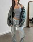 Dolly Leather Bomber