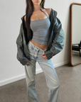 Dolly Leather Bomber