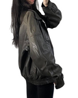 London Fog Leather Bomber