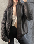 Italia Leather Bomber