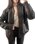 Italia Leather Bomber