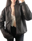 Italia Leather Bomber