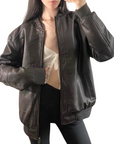 Italia Leather Bomber