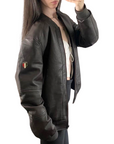 Italia Leather Bomber