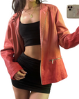 Pink Leather Jacket