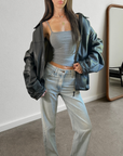 Dockers Leather Bomber