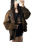 Cosa Nova Leather Bomber