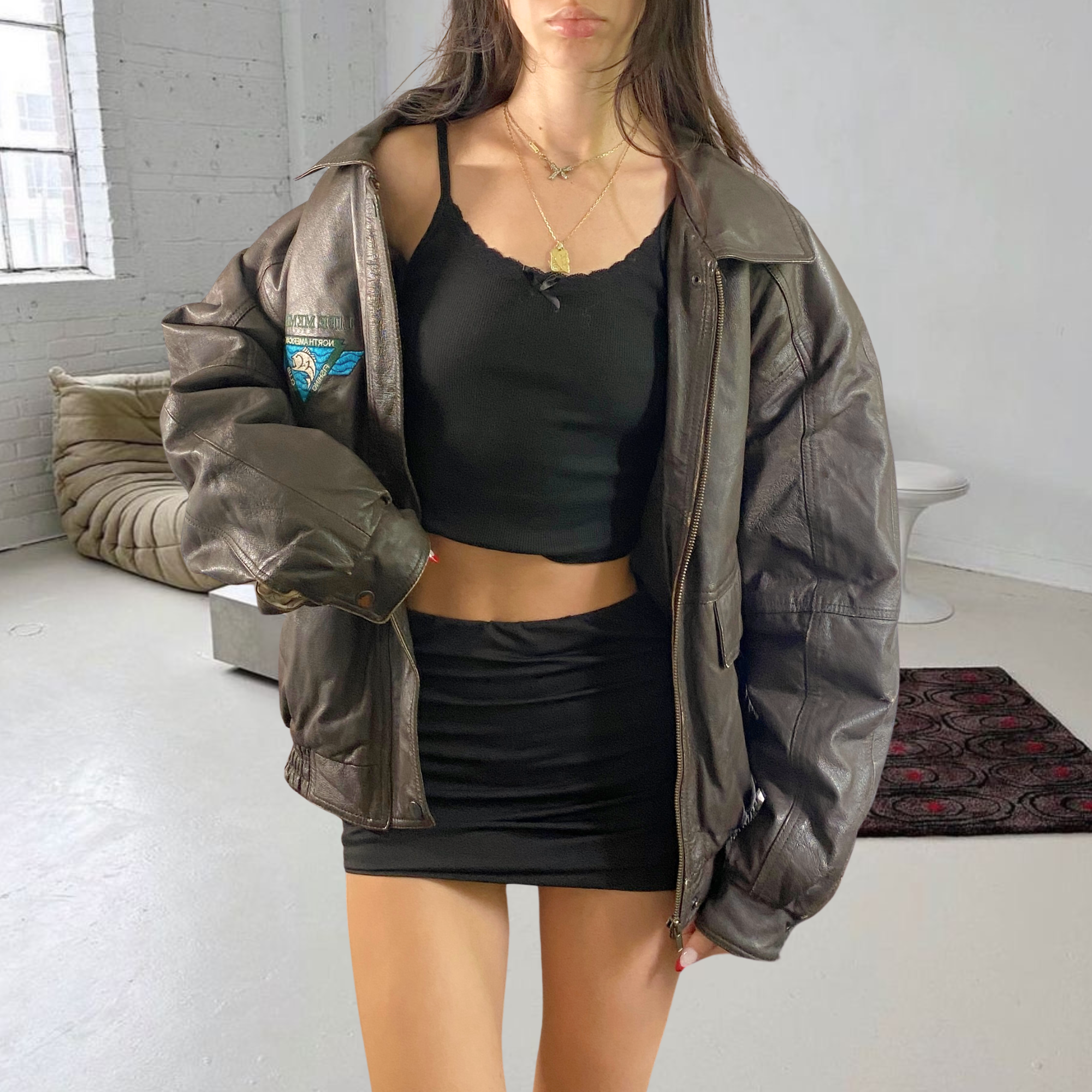 LM Leather Bomber