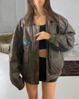 LM Leather Bomber