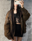 Cosa Nova Leather Bomber