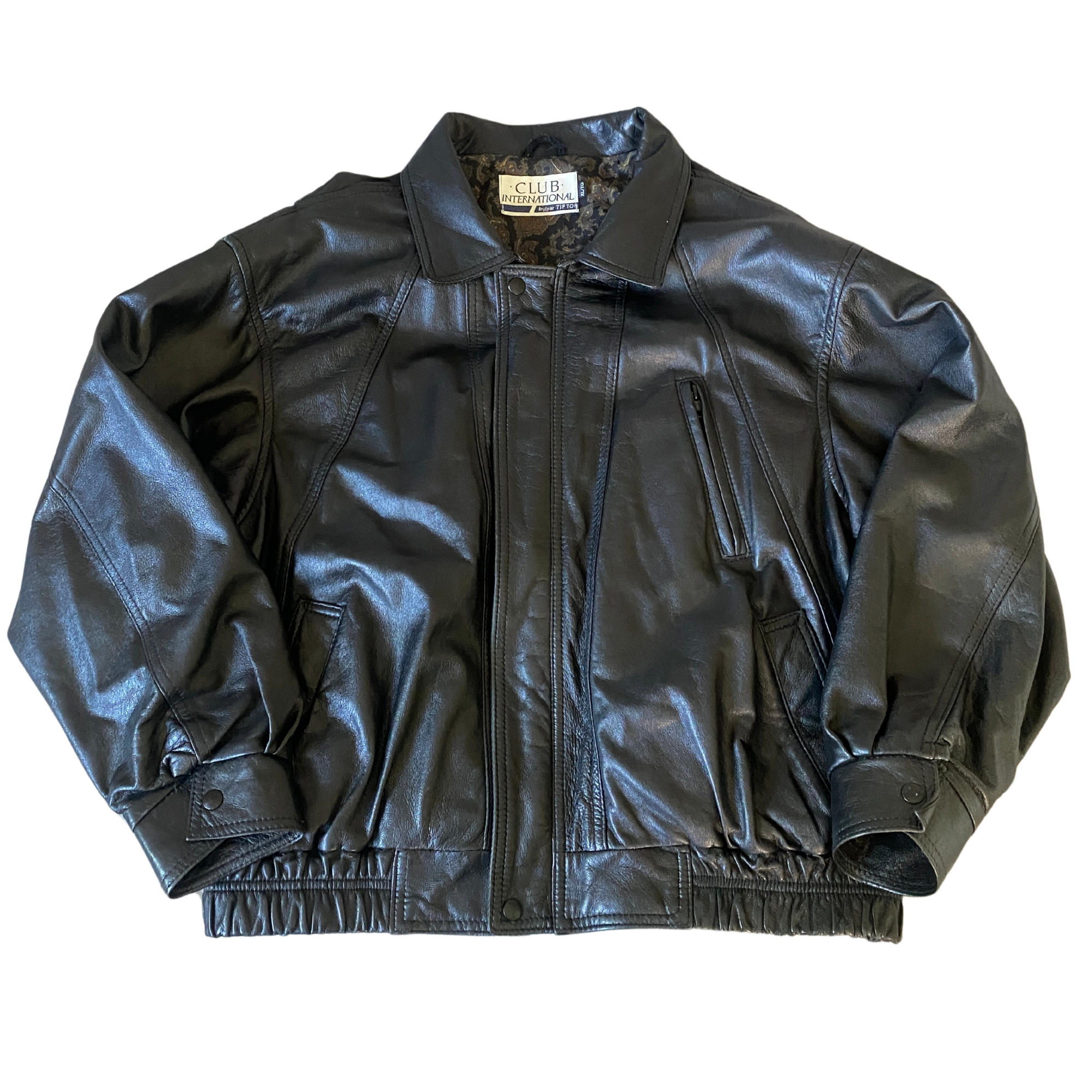 Club Leather Bomber