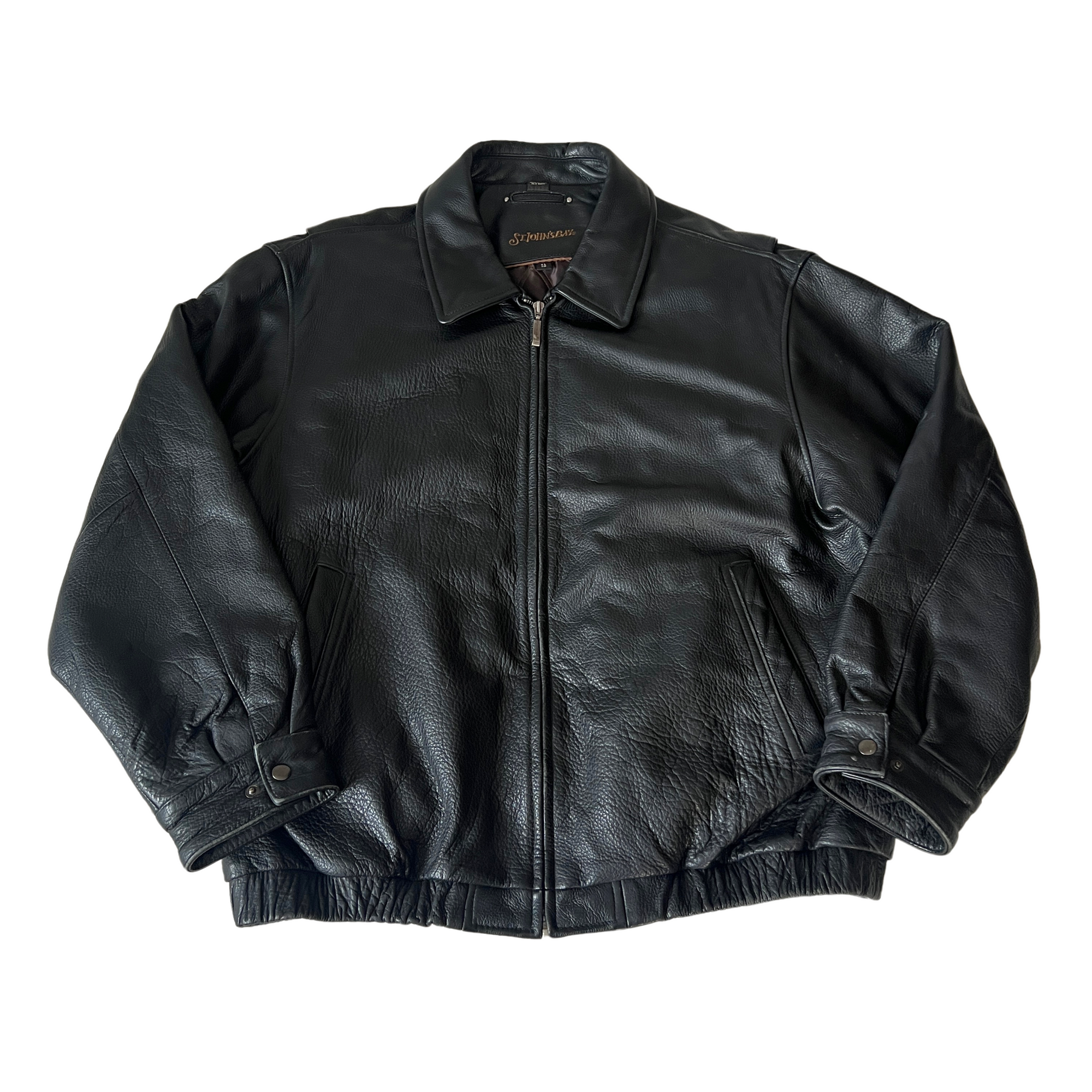 John&#39;s Bay Leather Bomber