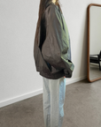 Lois Leather Bomber