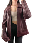 Cherry Leather Jacket