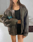 LM Leather Bomber