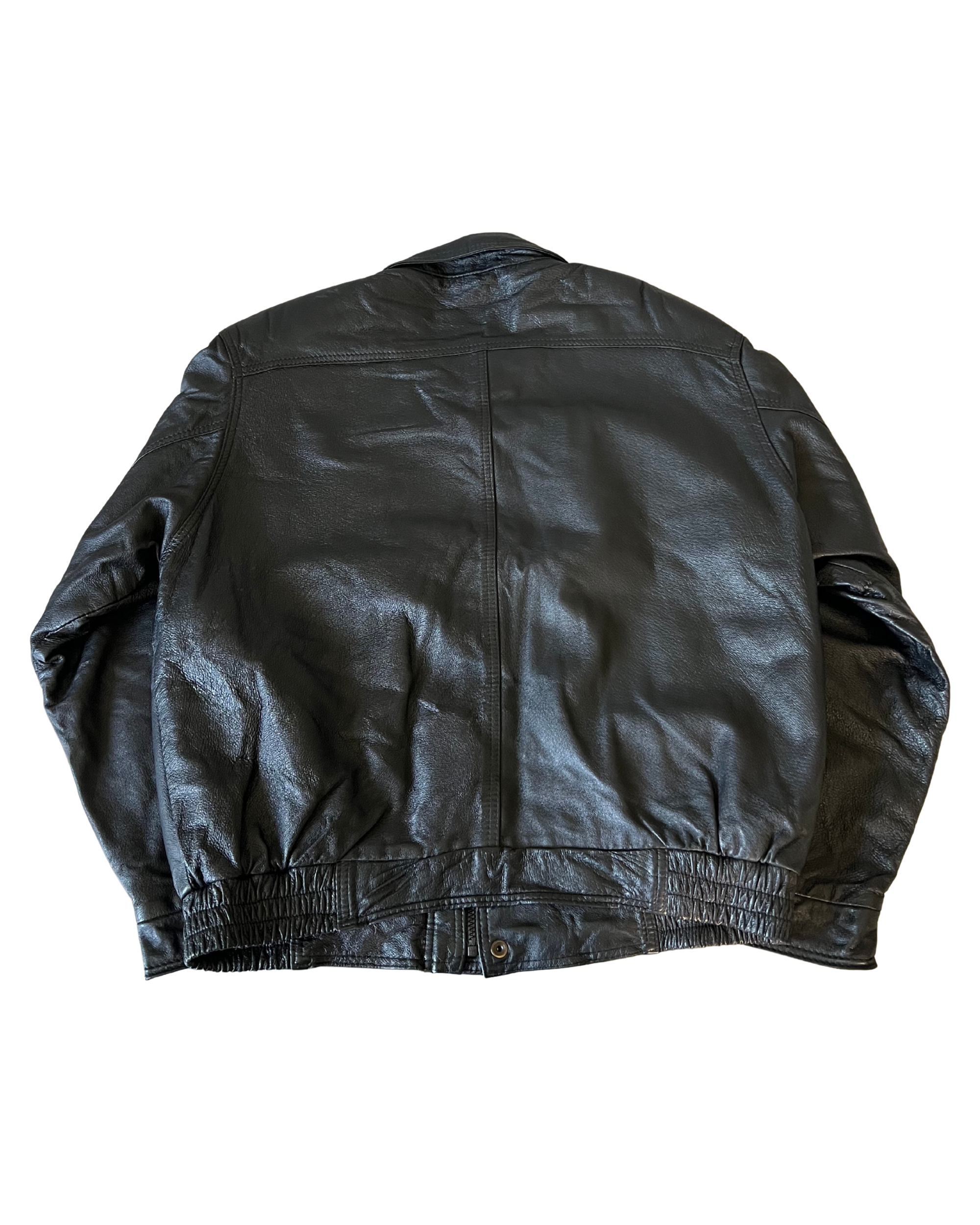 Selene Leather Bomber
