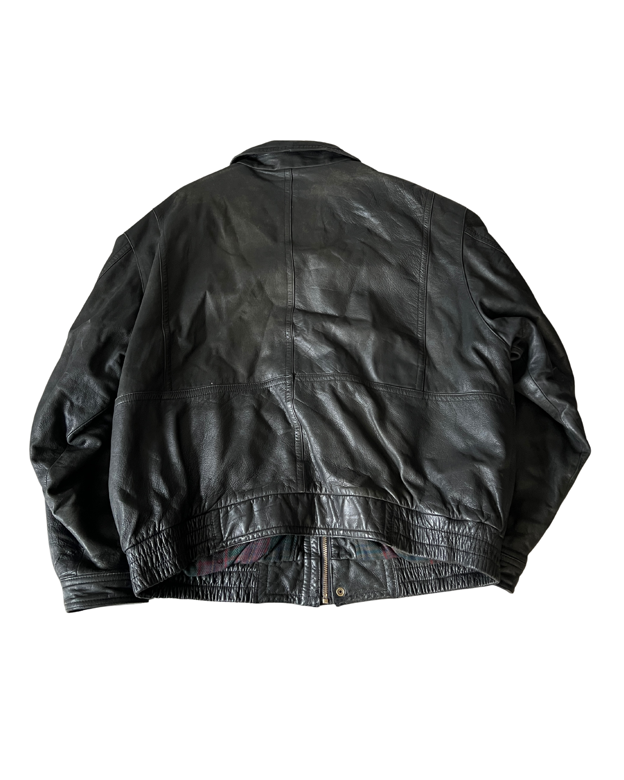 Moores Leather Bomber