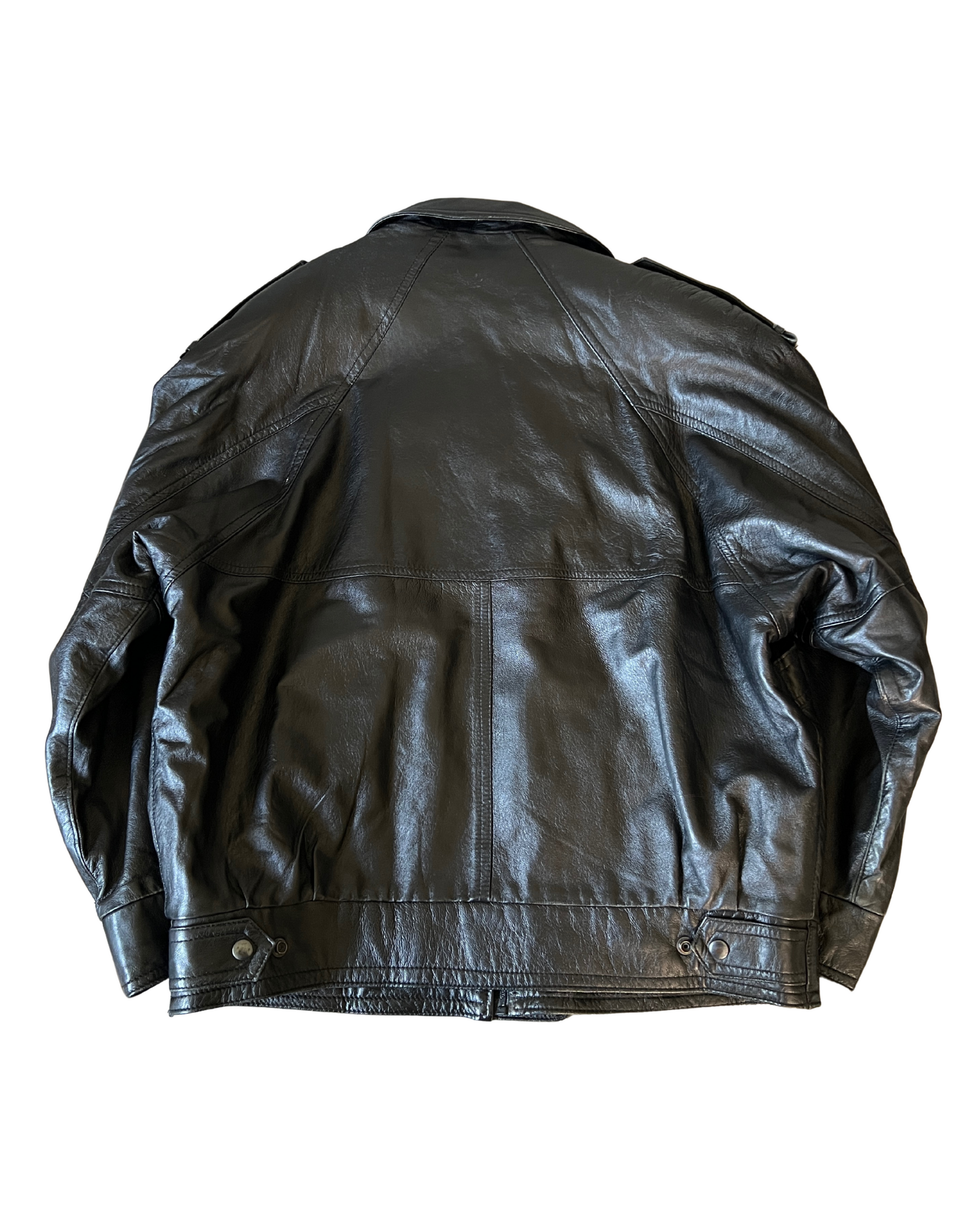 Mirage Leather Bomber