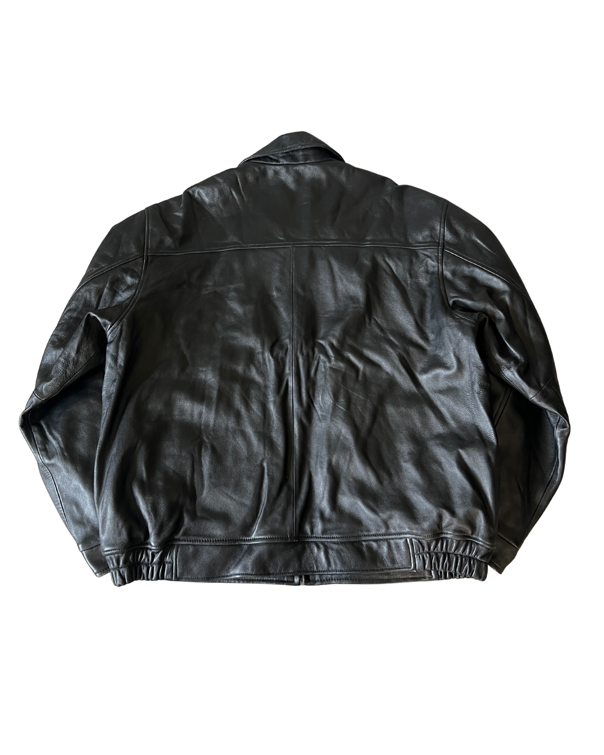 Amanti Leather Bomber