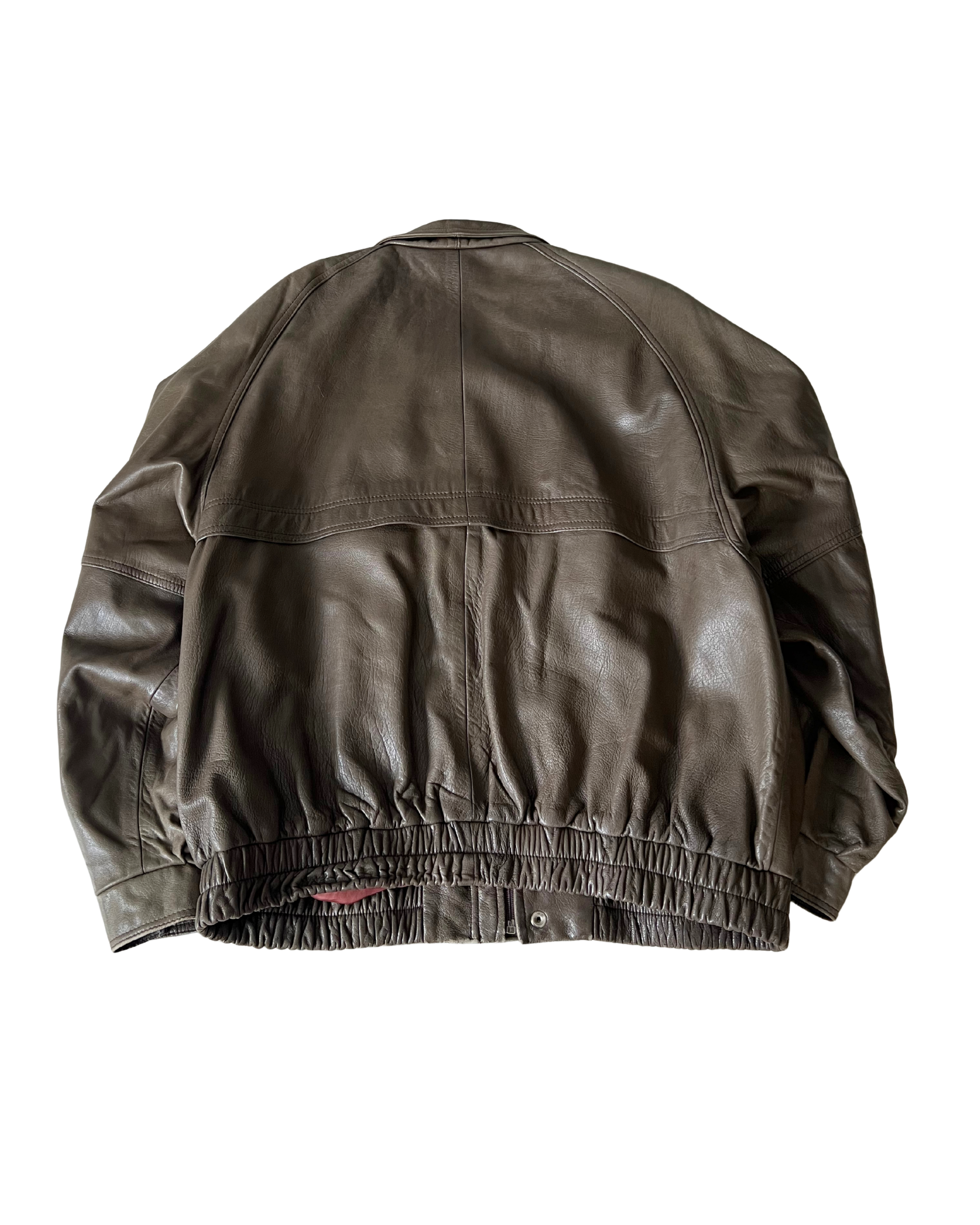 Solen Leather Bomber