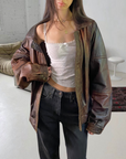 Rusty Leather Bomber