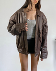 Boulevard Club Leather Bomber