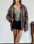 Boulevard Club Leather Bomber