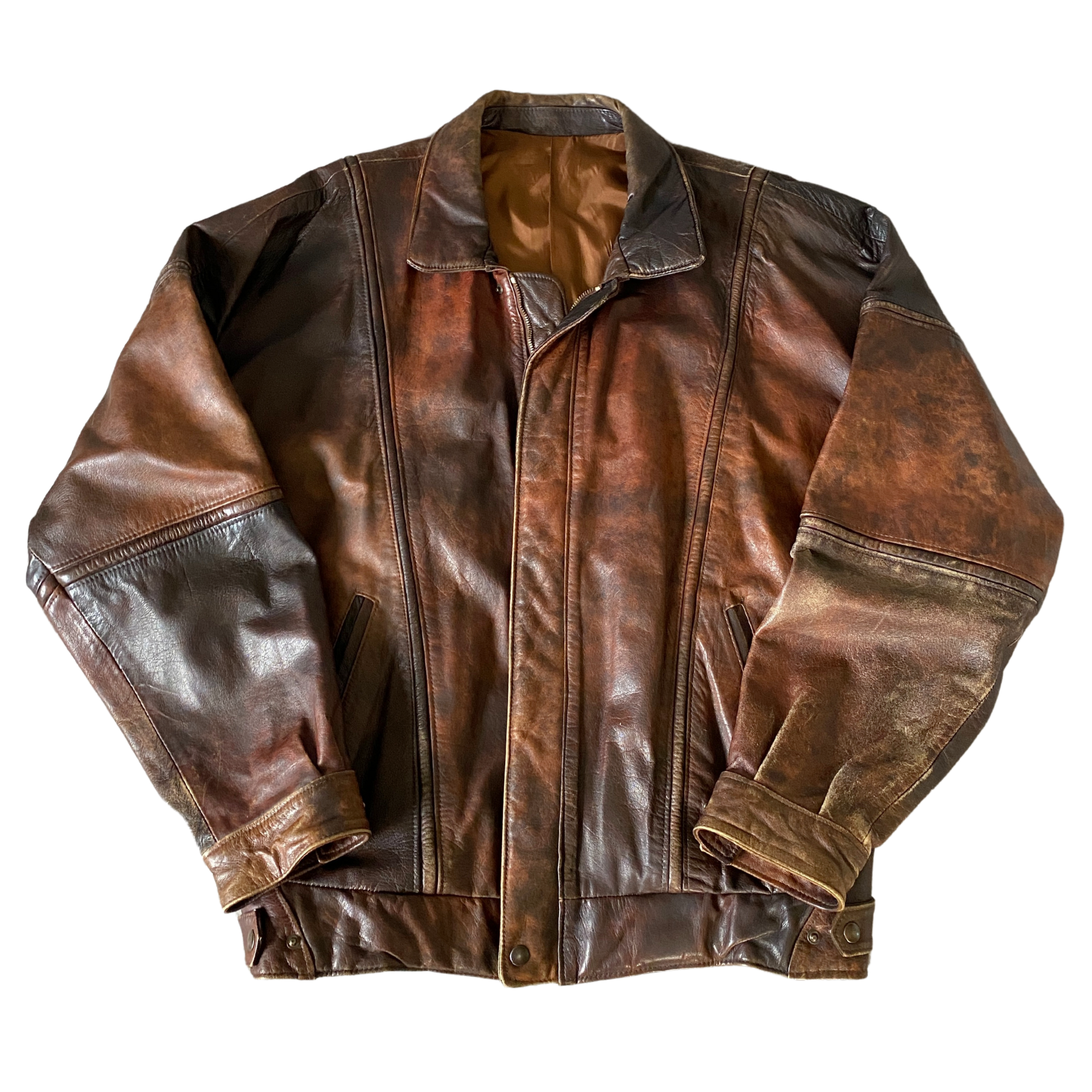 Rusty Leather Bomber