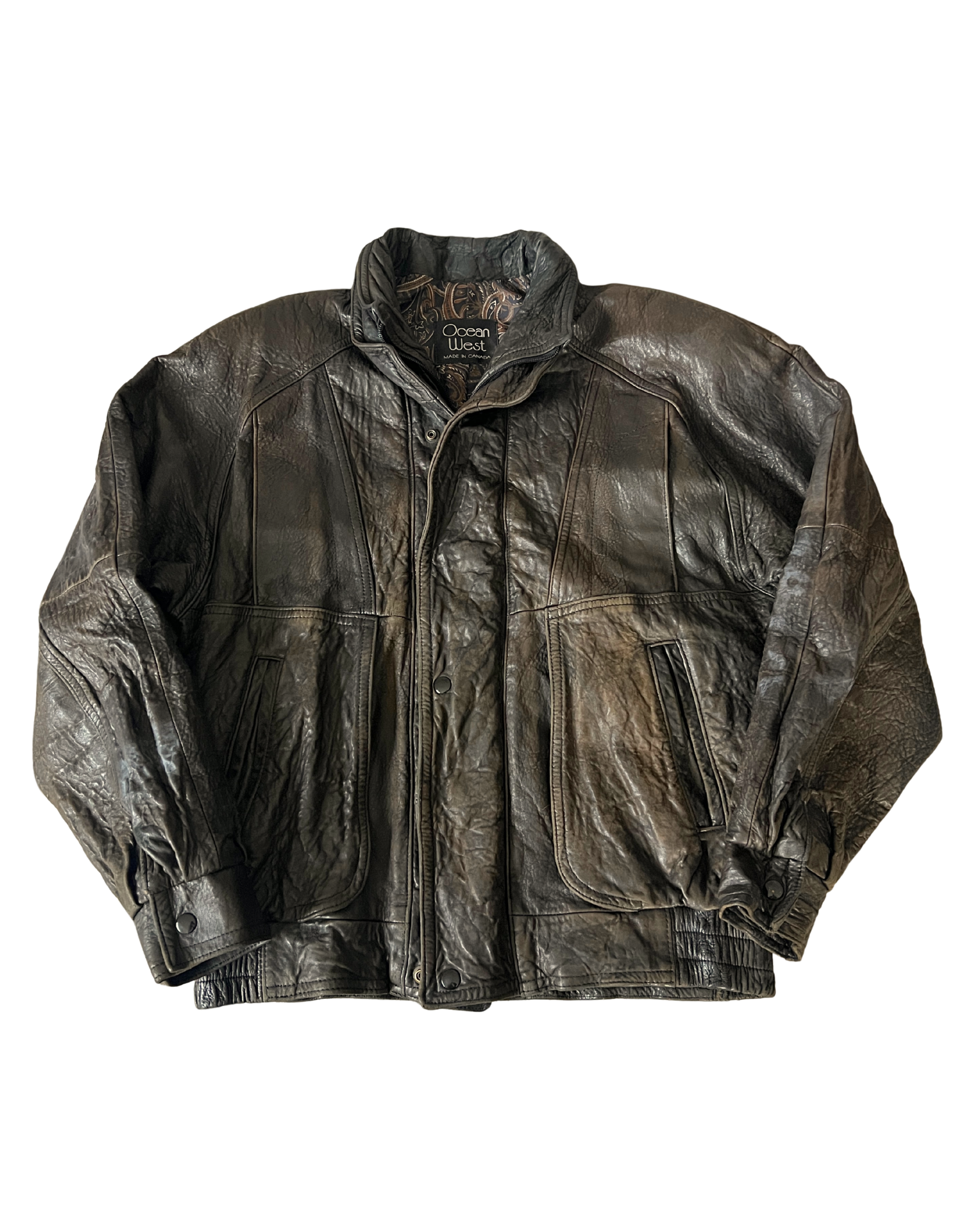 Ocean Leather Bomber