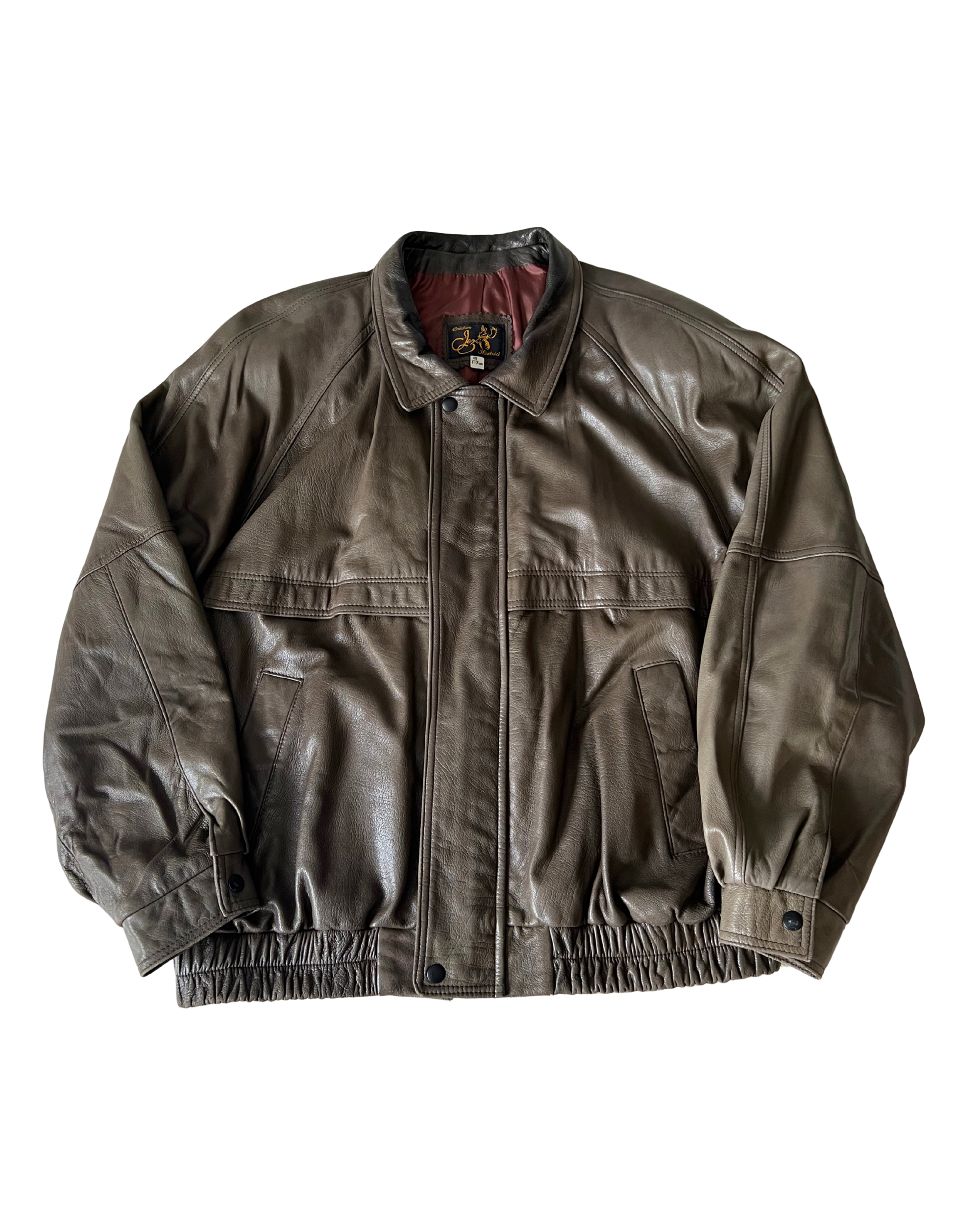Solen Leather Bomber