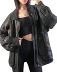 Danier B&B Leather Bomber