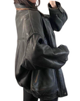 Danier B&B Leather Bomber