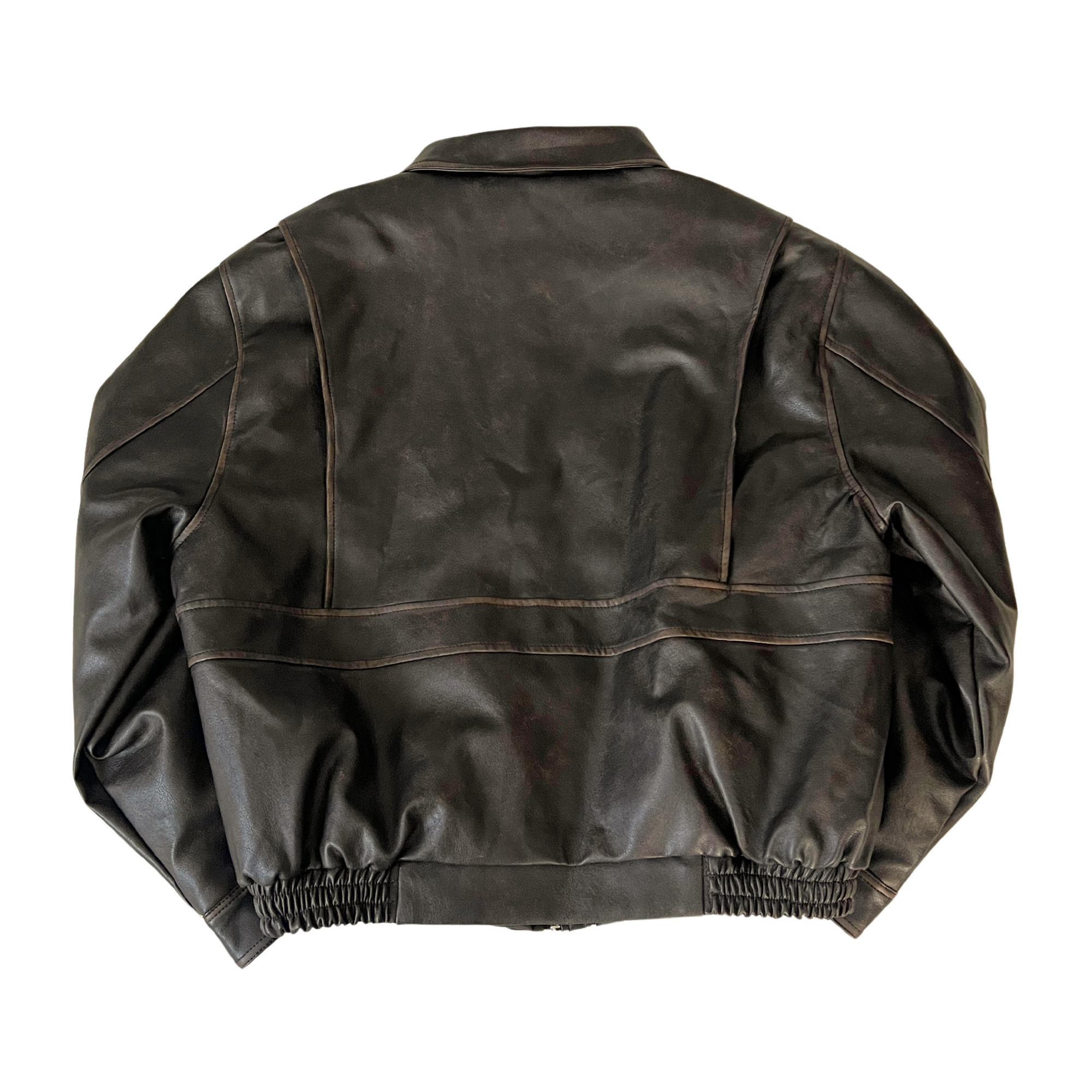 BRN Vegan Leather Bomber