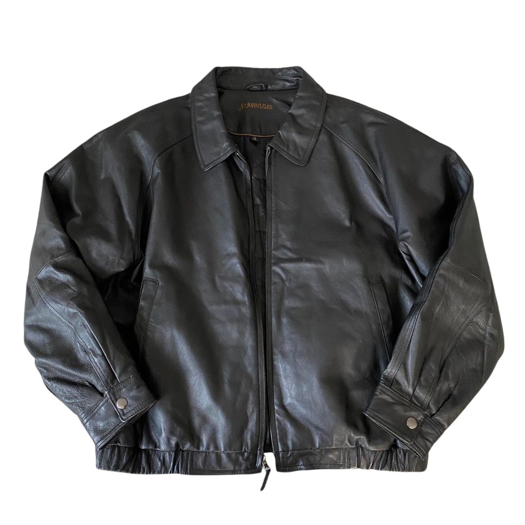 St John&#39;s Vintage Leather Bomber